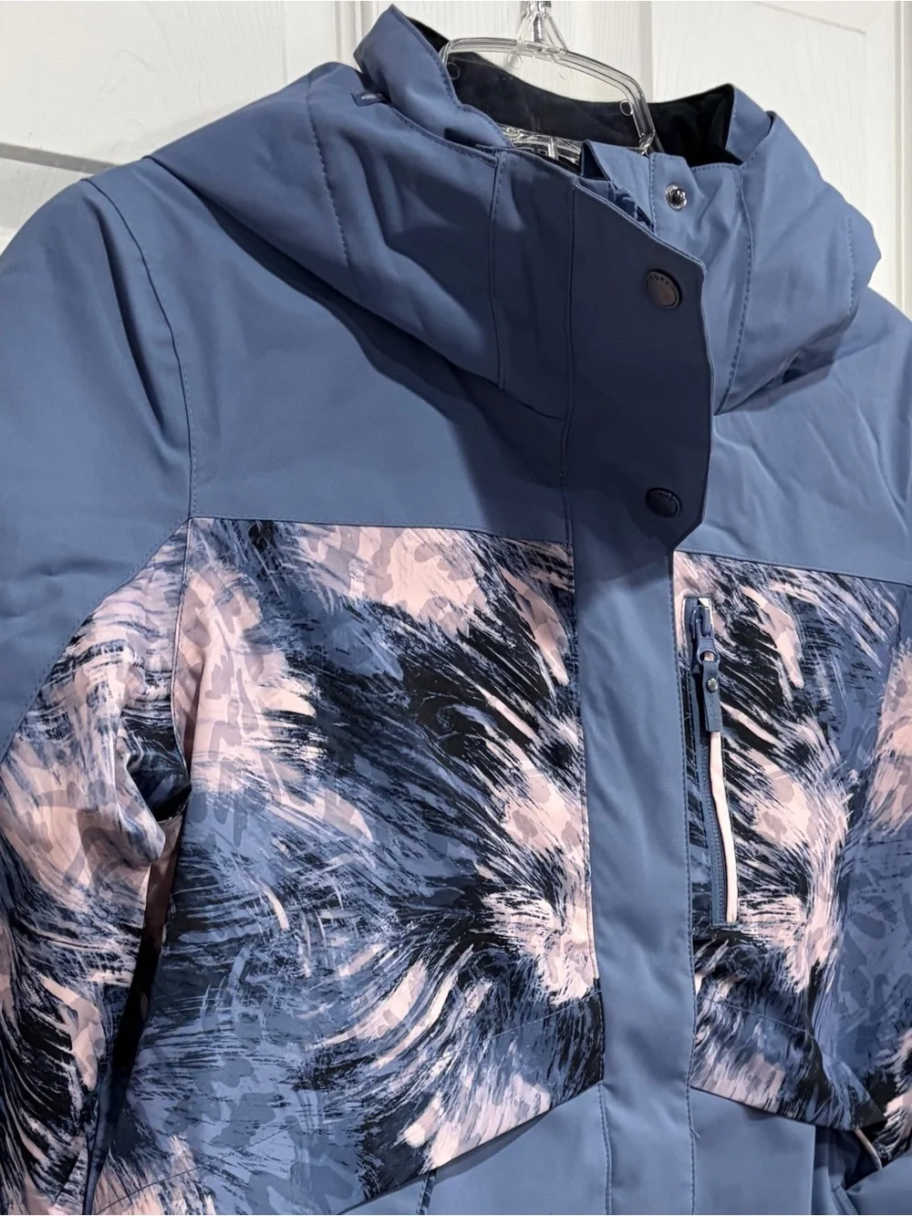 Roxy Girls XL Dawnrae Parka Waterproof Insulated Blue Wild Wind Ski Snow NWT